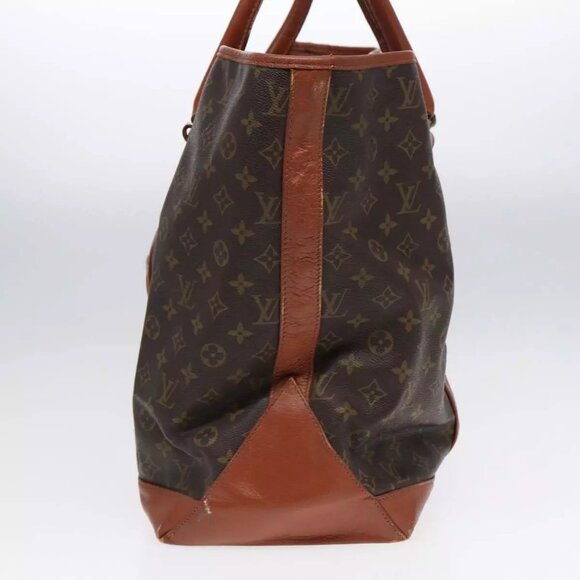 LOUIS VUITTON Monogram Sac Weekend GM Tote Bag M42420 LV Auth - Picture 9 of 15